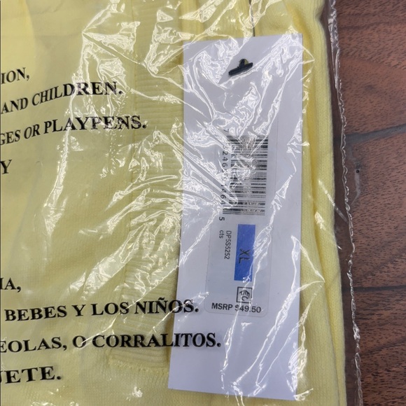 DKNY Cotton Shorts in Citrus Yellow Women’s Size XL New with tags! - Picture 5 of 6